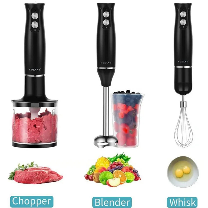 Batidora De Mano 4 En 1 – Set Multifunción De Cocina