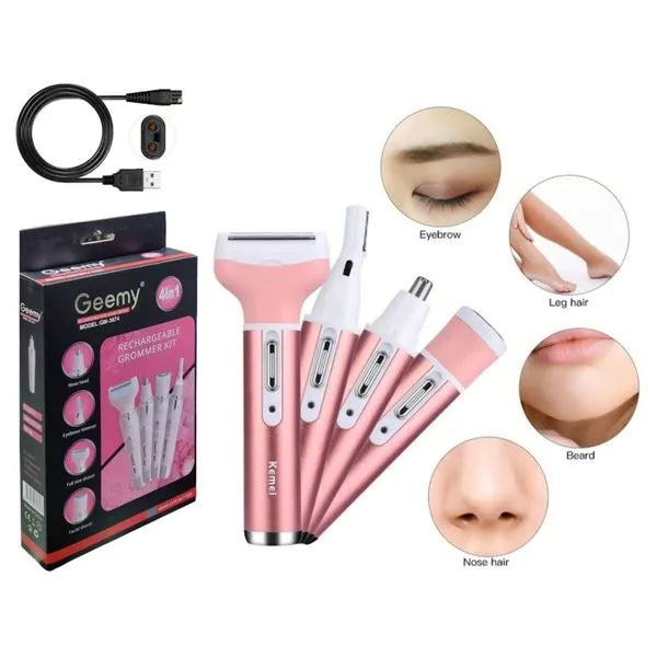 Máquina Depilatoria 4 en 1 Para Cuidado Corporal