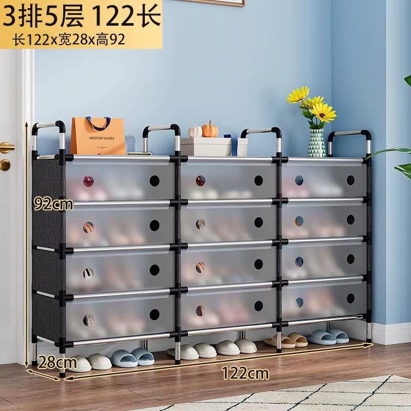 Zapatero Modular 7 Niveles 3 Torres con 21 Compartimentos