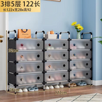 Zapatero Modular 7 Niveles 3 Torres con 21 Compartimentos