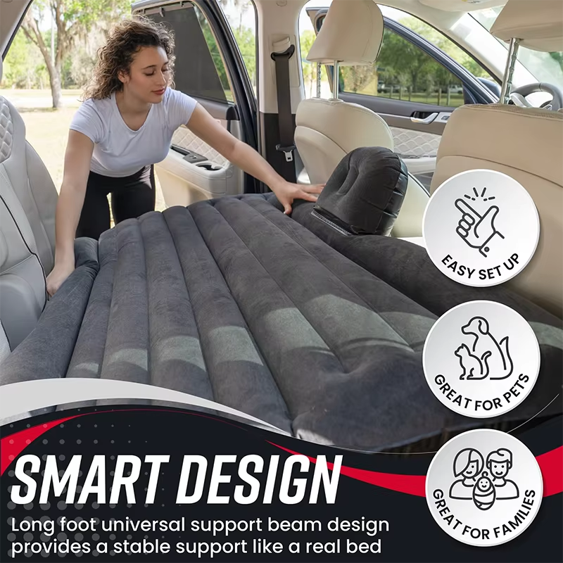 Colchón Inflable para Coche – Cama de Viaje Portátil