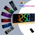 Reloj Despertador Digital RGB con Luz LED Ambiental