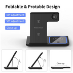 Cargador Inalámbrico MagSafe 3 en 1 Para Dispositivos