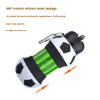 Botella De Agua Plegable De Silicona Diseño Fútbol