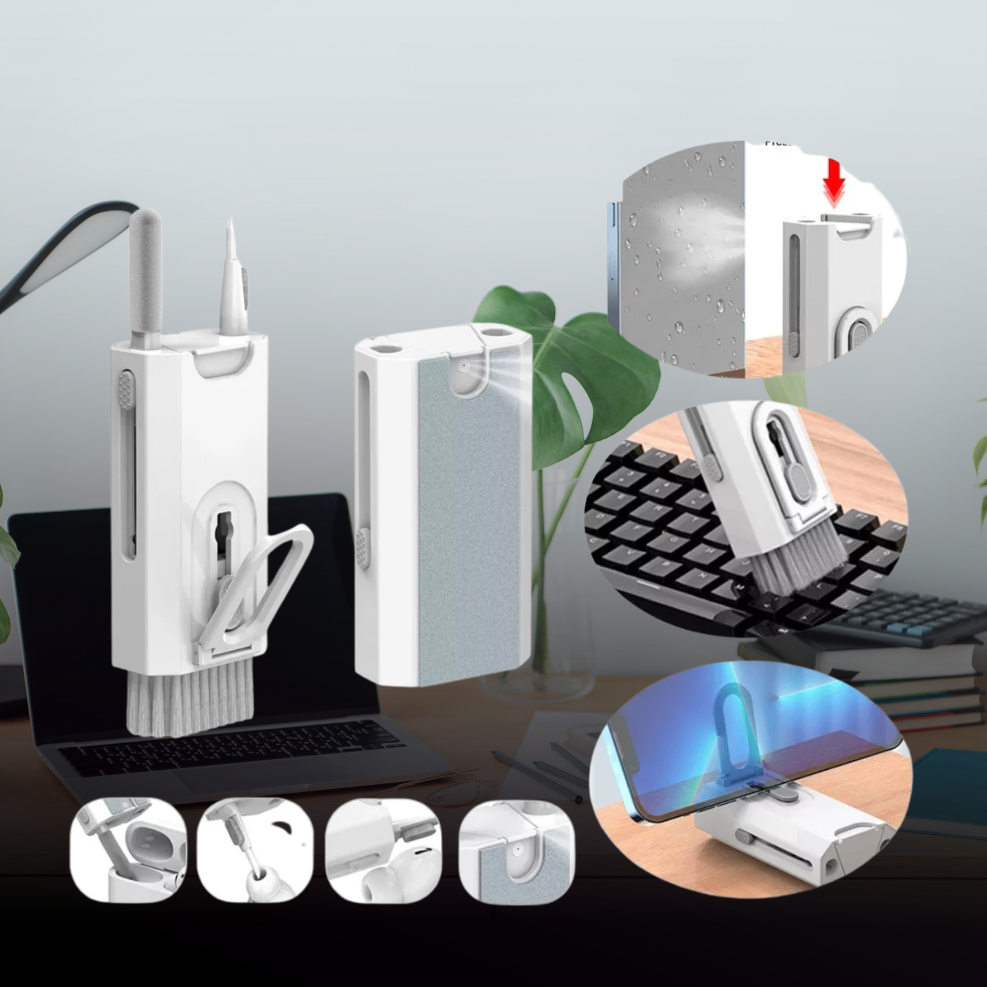 Kit de limpieza dispositivos 8 en 1