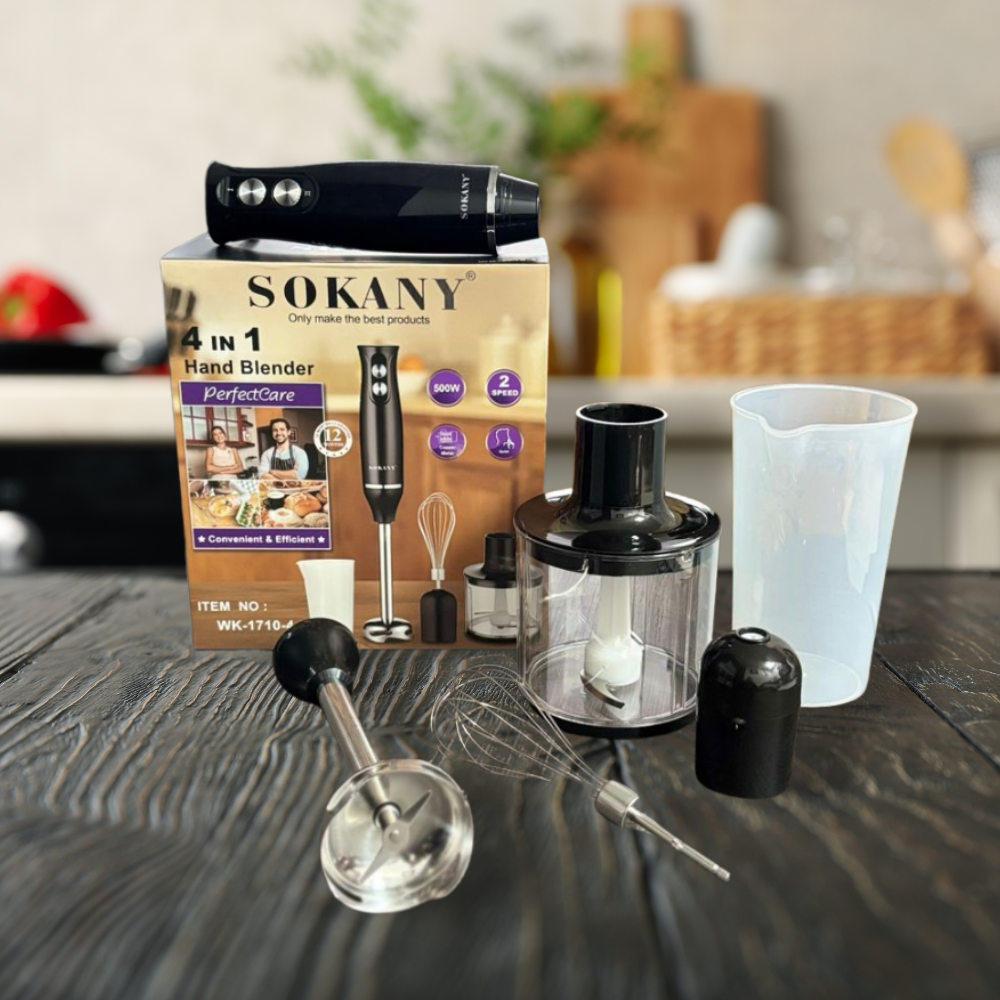 Batidora De Mano 4 En 1 – Set Multifunción De Cocina